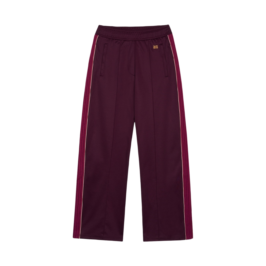 WA25JE02-JE10-350 Wales Bonner Mantra Track Pants Burgundy