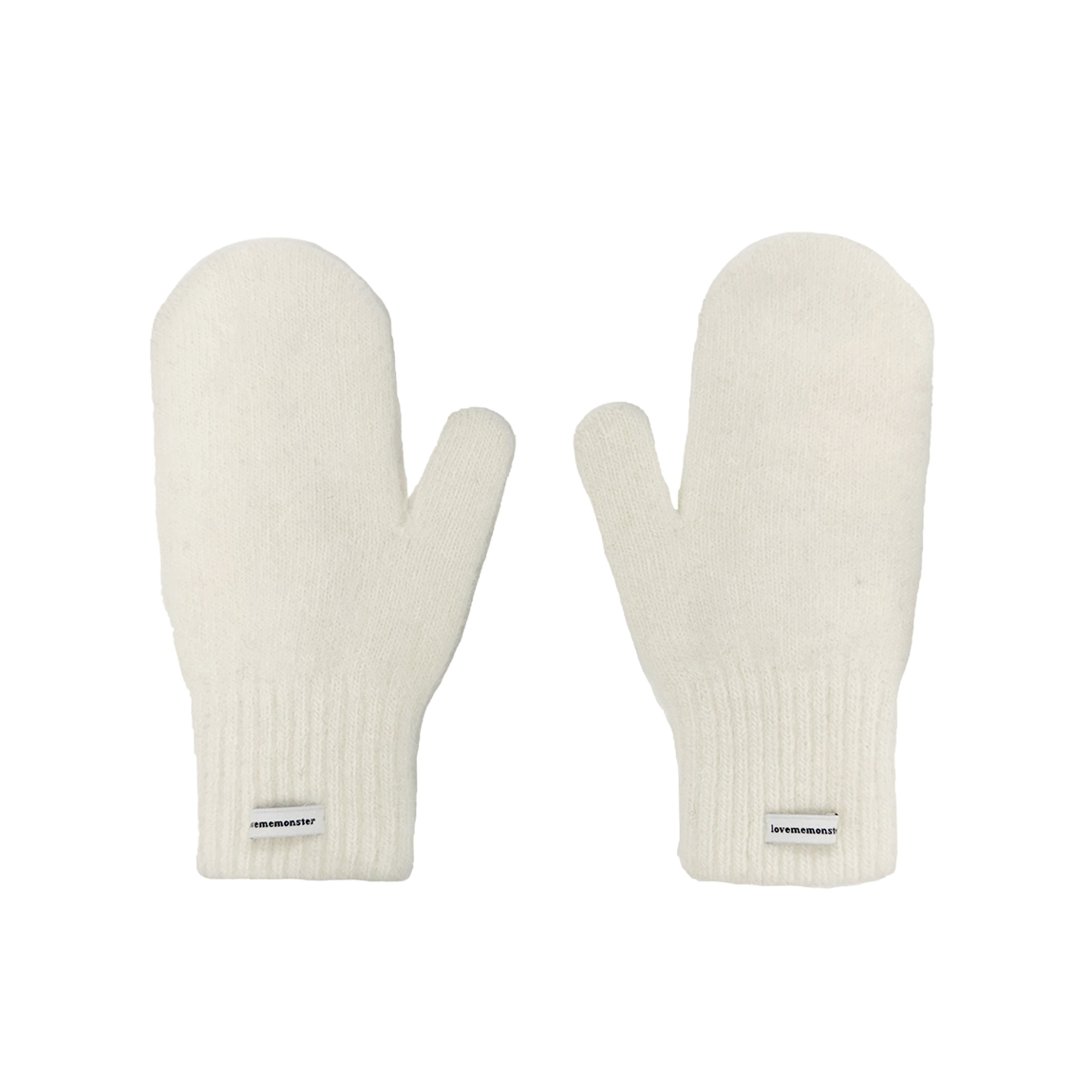 러브미몬스터 스노위 앙고라 벙어리장갑 화이트(lovememonster Snowy Angora Mitten White)