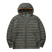 SIERRA DESIGNS Muir Lightweight Goose Down Hooded Jacket Charcoal