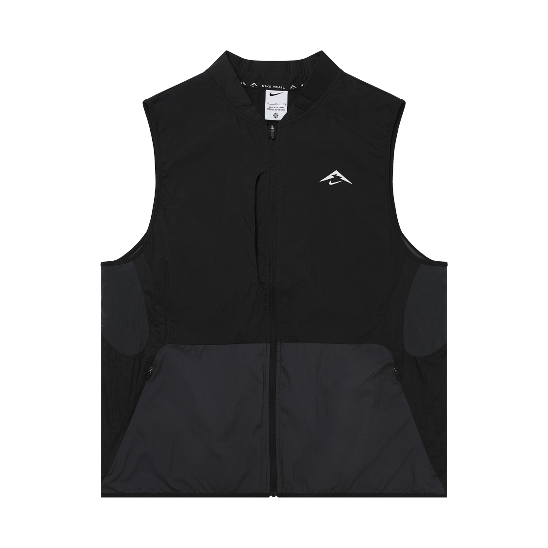 나이키 트레일 에어리즈 러닝 베스트 블랙 앤트러사이트 - 아시아(Nike Trail Aireez Running Vest Black Anthracite - Asia)