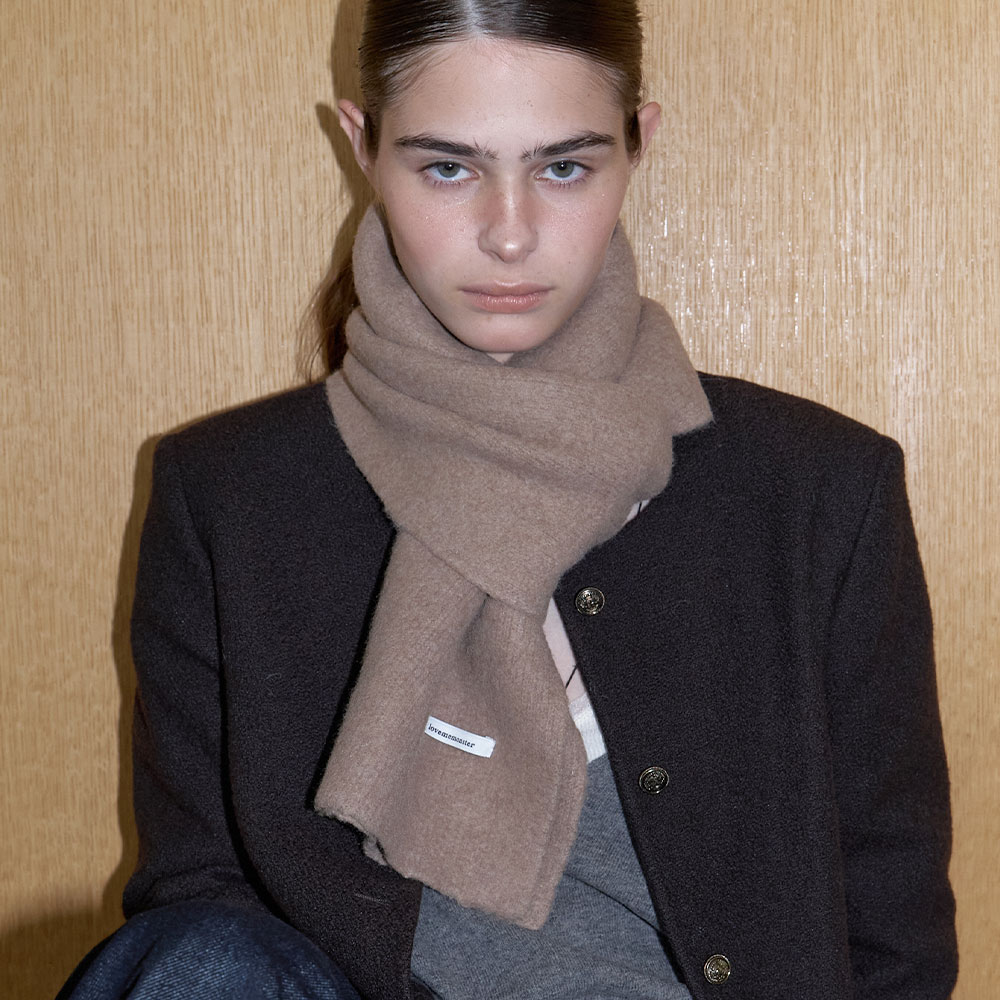 러브미몬스터 소프트 윈터 목도리 모카(lovememonster Soft Winter Muffler Mocha) - 3
