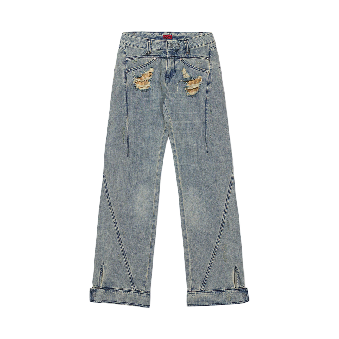 MF25FWDP01 Mischief Anatomie Jean Blue Grey