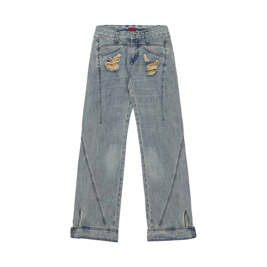 Mischief Mischief Anatomie Jean Blue Grey · L