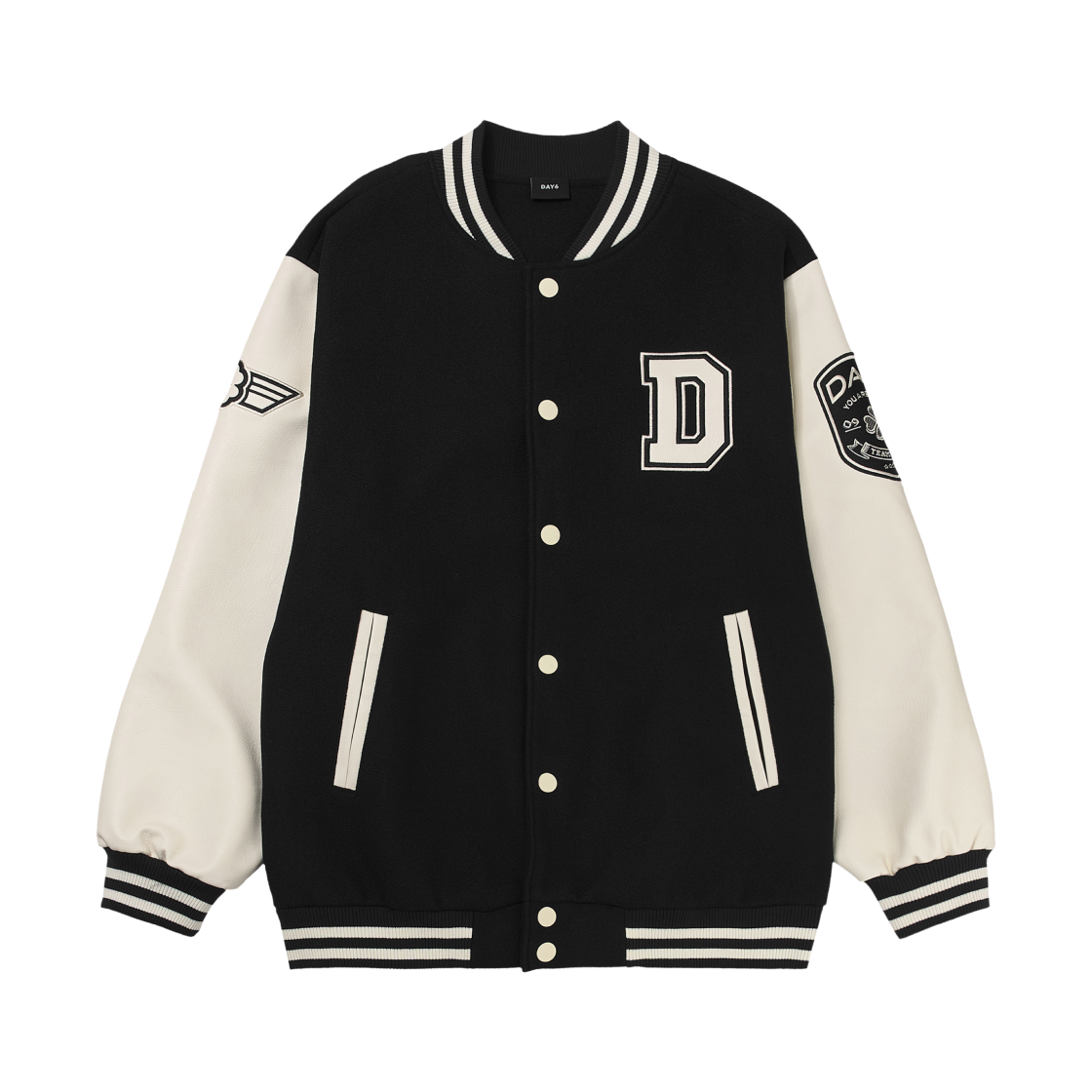 - DAY6 Varsity Jacket Black