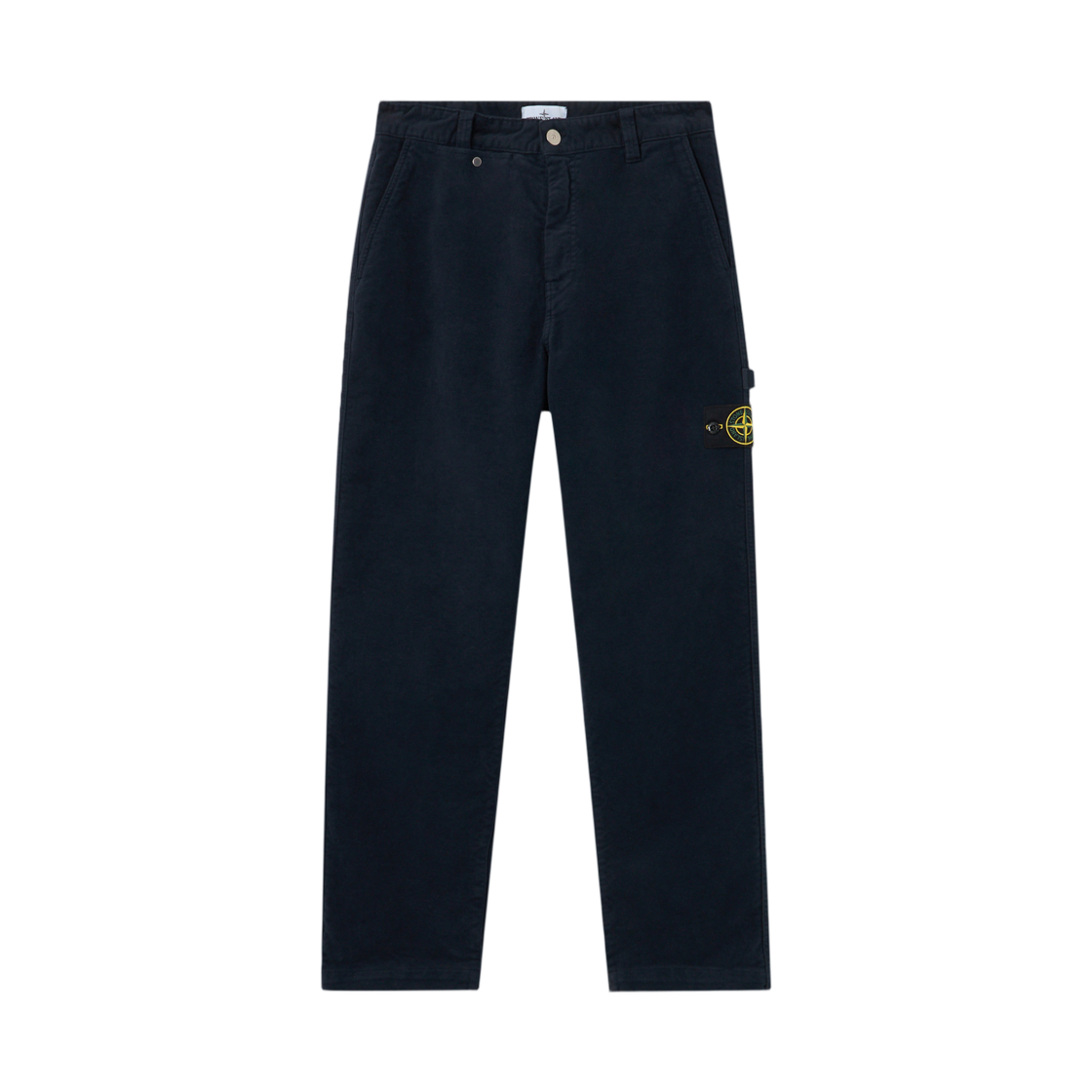 K2S1531000-23S0228-V0020 Stone Island 3100023 Cotton Moleskin TC Loose Fit Trousers with Multiple Pockets Navy Blue - 25FW