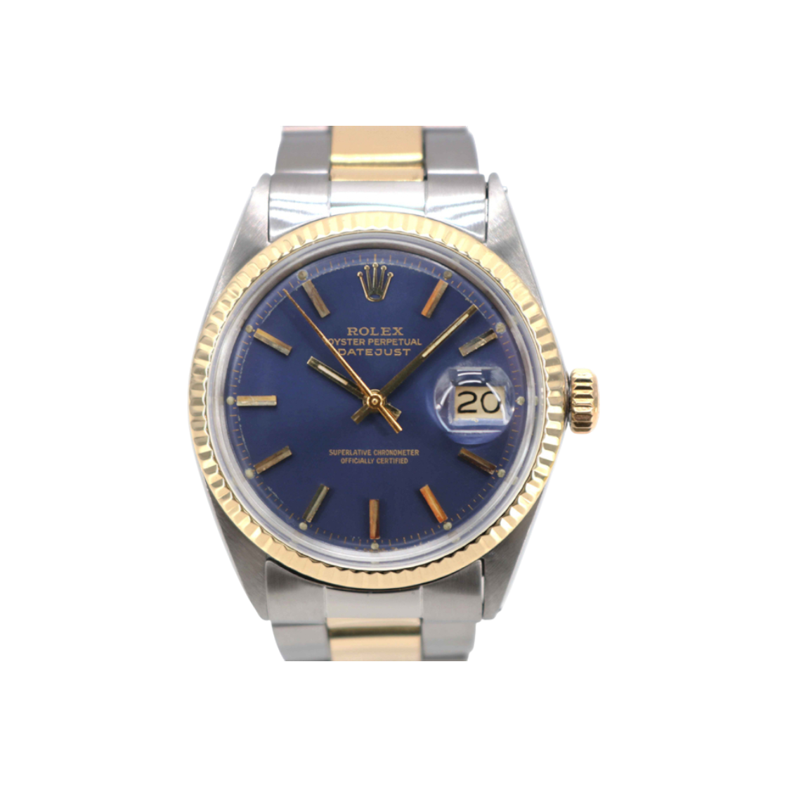 ITII733GIBIV Rolex Vintage Datejust Blue Dial 36mm 1603