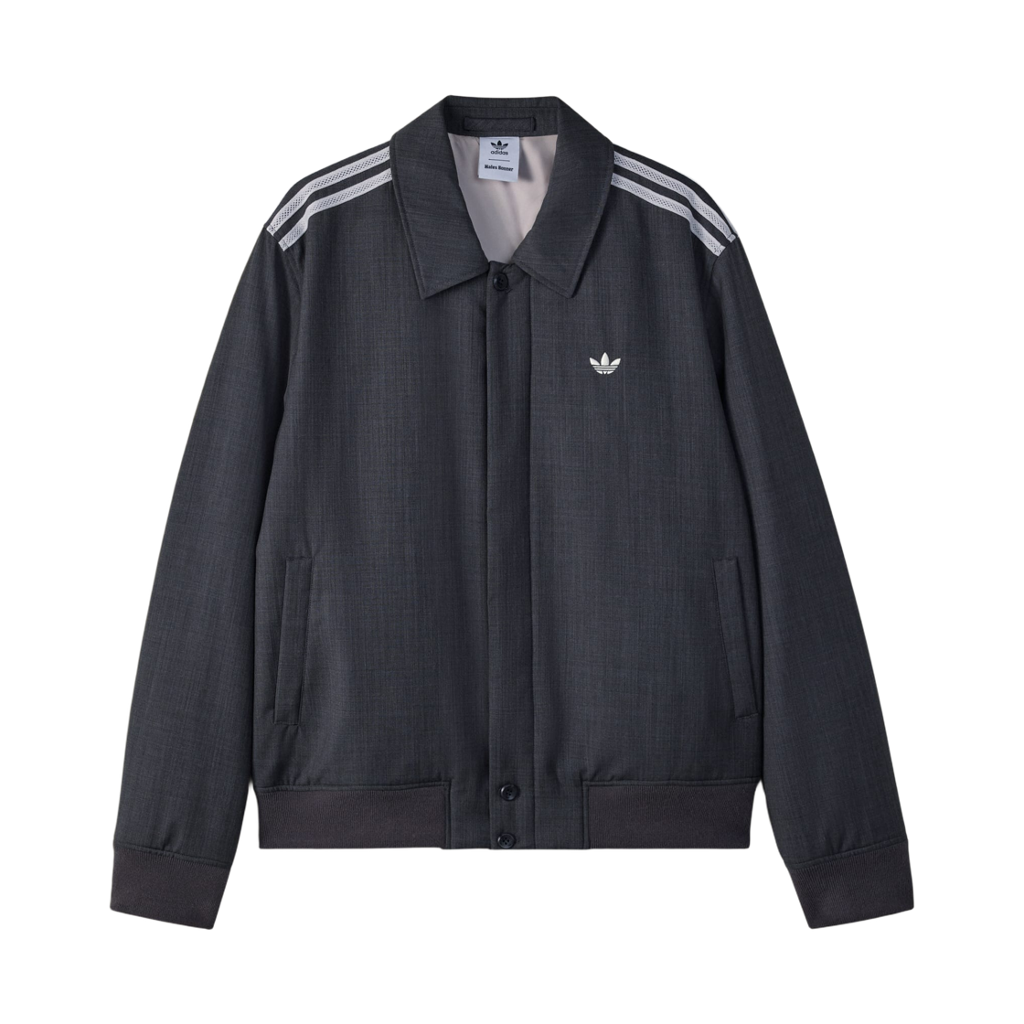 아디다스 x 웨일스 보너 울 블루종 다크 그레이 헤더 - KR 사이즈