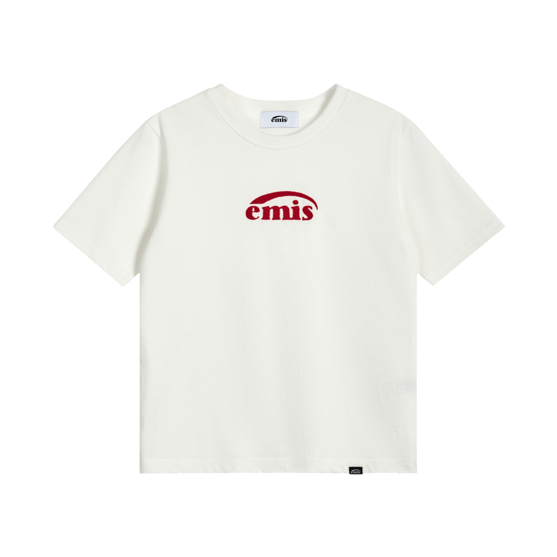 - (W) Emis Boucle Logo T-Shirt Ivory