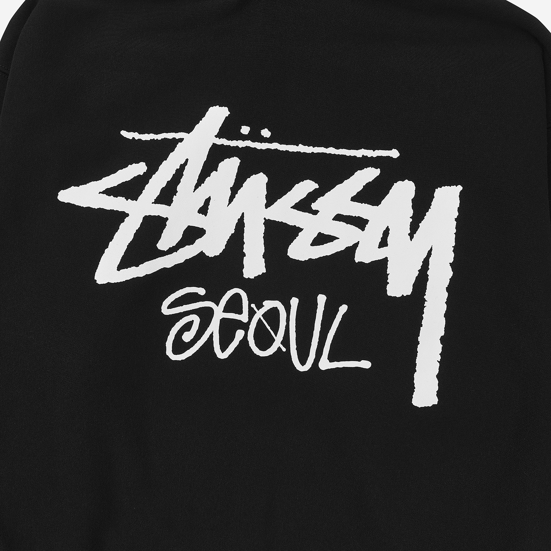 스투시 스탁 서울 후드 집업 블랙 2023(Stussy Stock Seoul Zip Hood Black 2023) - 3