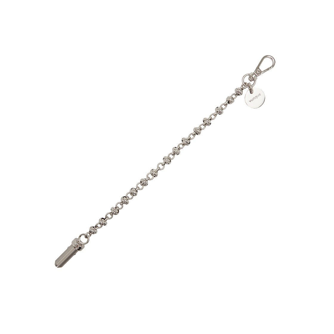 P0000CKN_K vunque Metal Weaving Bullet Chain Silver