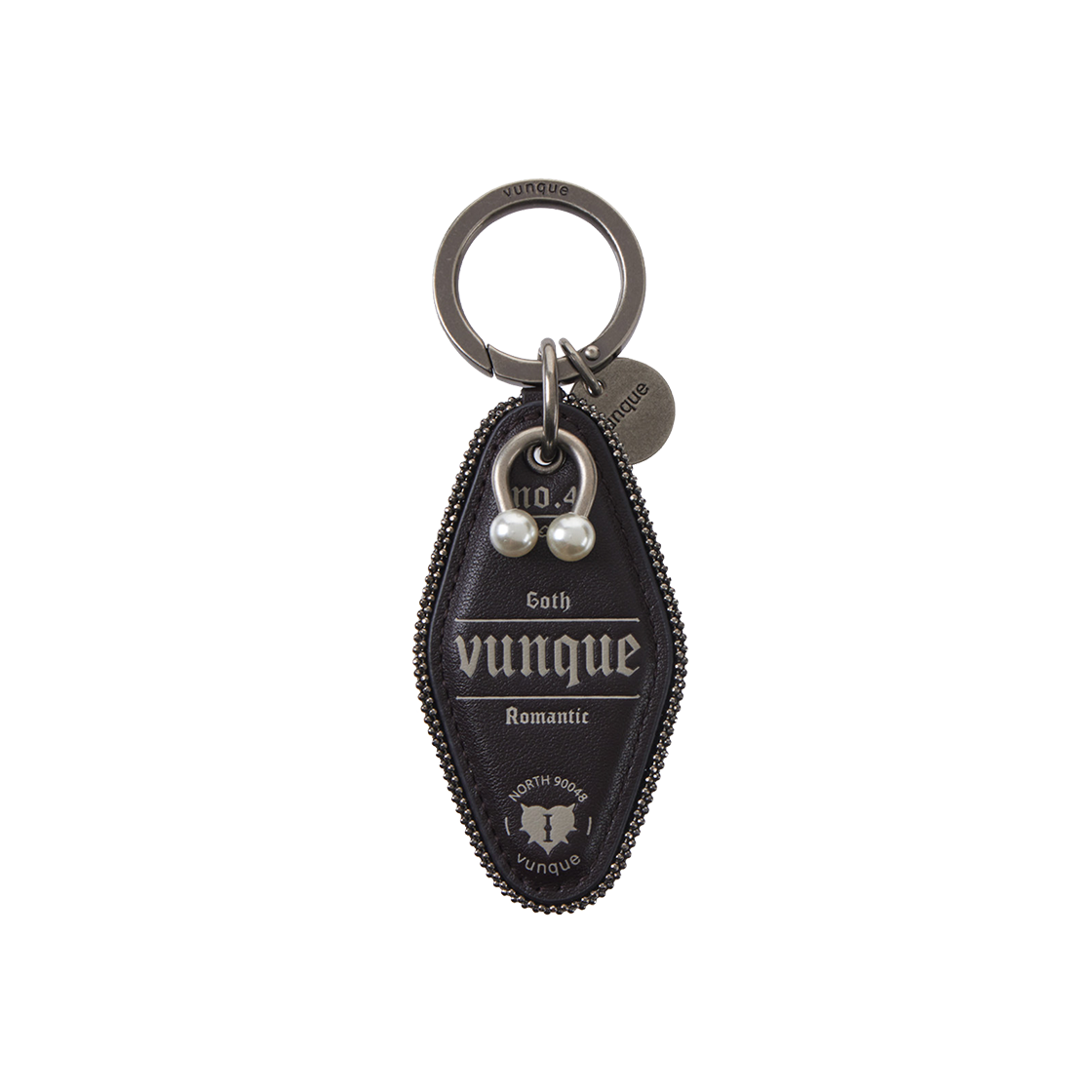 분크 고스 로맨틱 레더 참 초코브라운(vunque Goth Romantic Leather Charm Choco Brown)