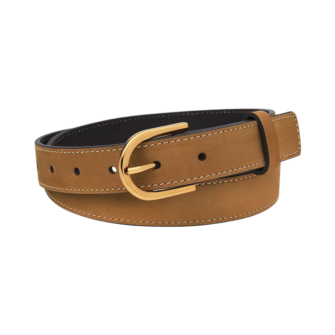 BT4416235 Fossil D-Link Belt Camel