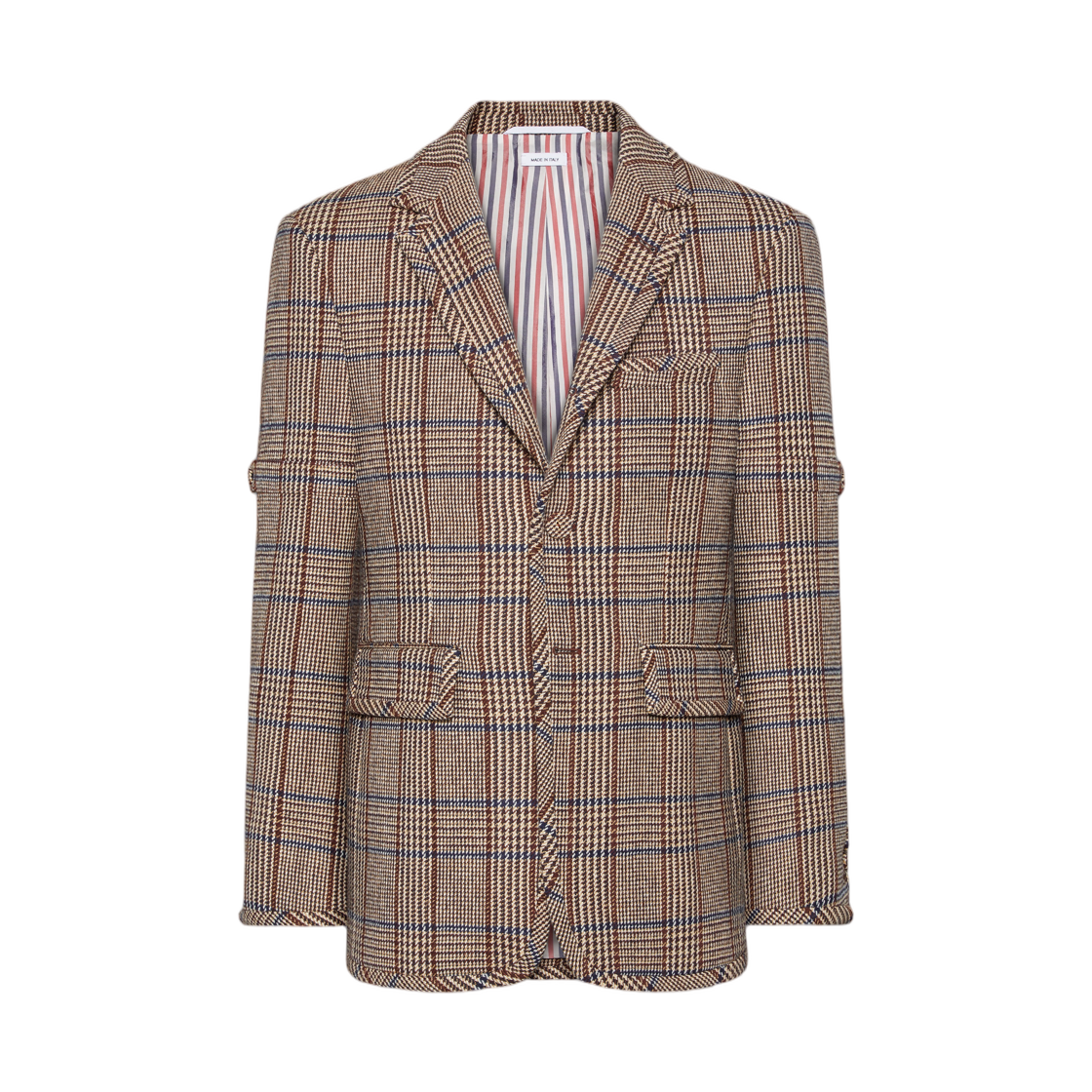 톰브라운 헌팅 트위드 암밴드 스포츠 코트 다크 브라운(Thom Browne Hunting Tweed Armband Sport Coat Dark Brown)