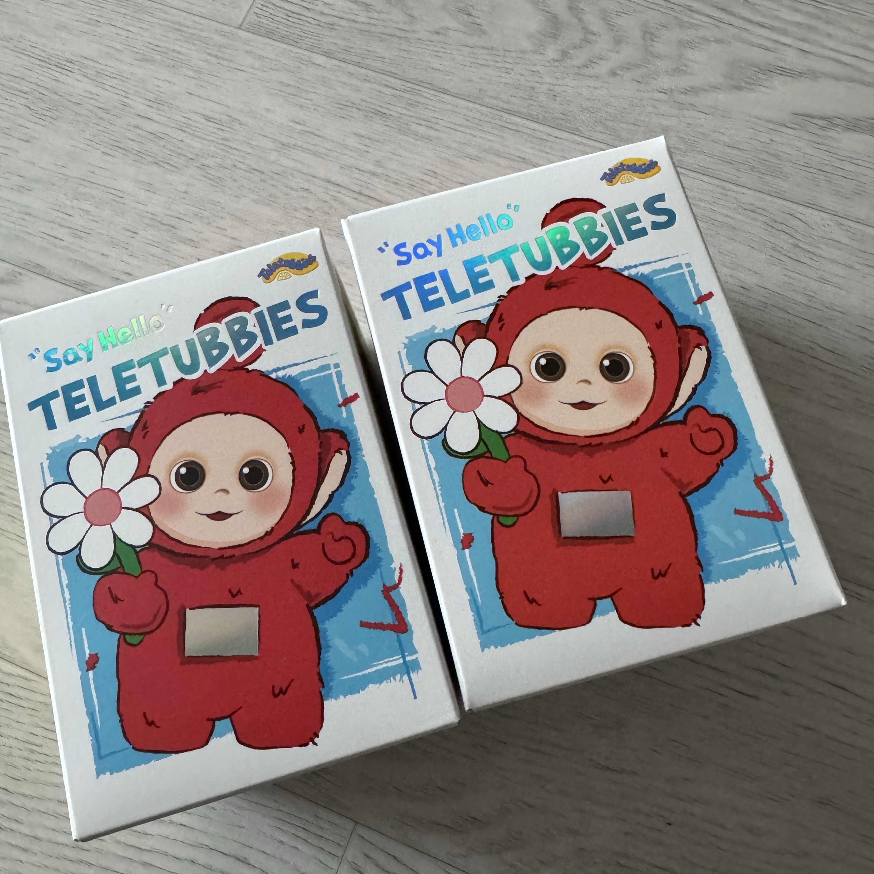 Pop Mart Teletubbies Say Hello Series Figures Sealed Case Po's Happy Flower (Opened Case) 착용 스타일 - 2
