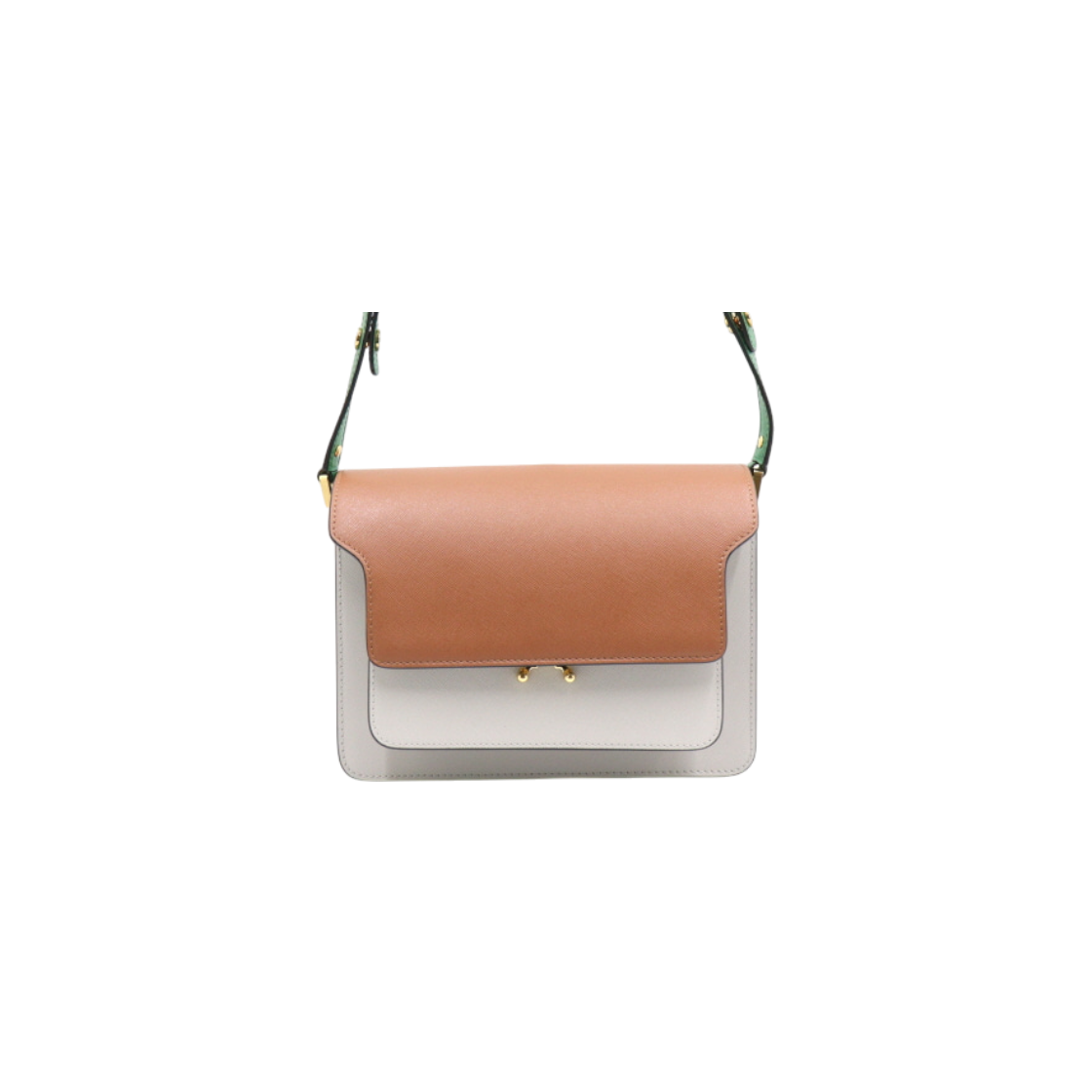 마르니 SBMPN09U69 트렁크 사피아노 숄더백 겸 크로스백 aa46173(Marni SBMPN09U69 Saffiano Trunk Shoulder and Crossbody Bag AA46173)