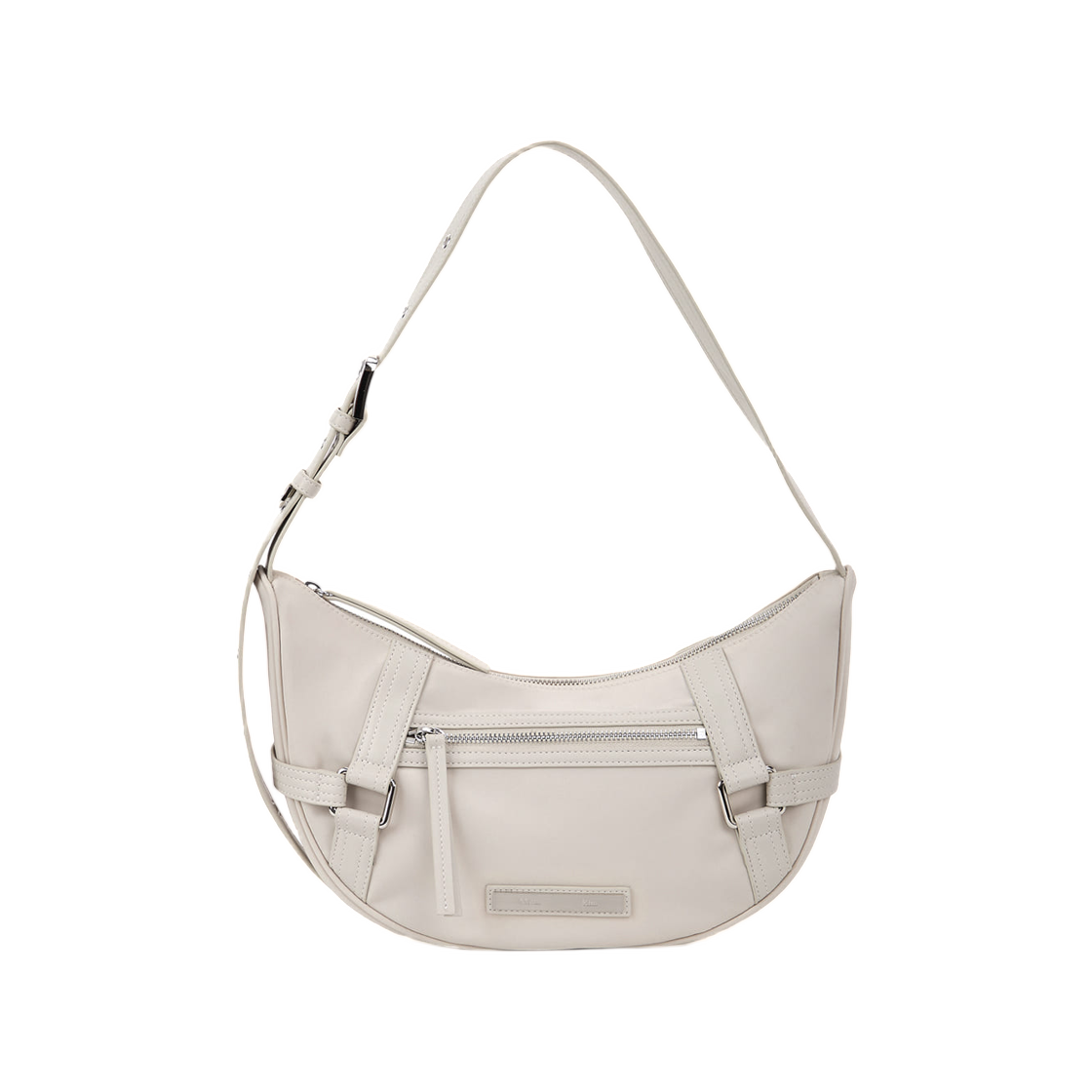 MK2577BG084MLG Matin Kim Fabric Arc Hobo Bag Light Grey