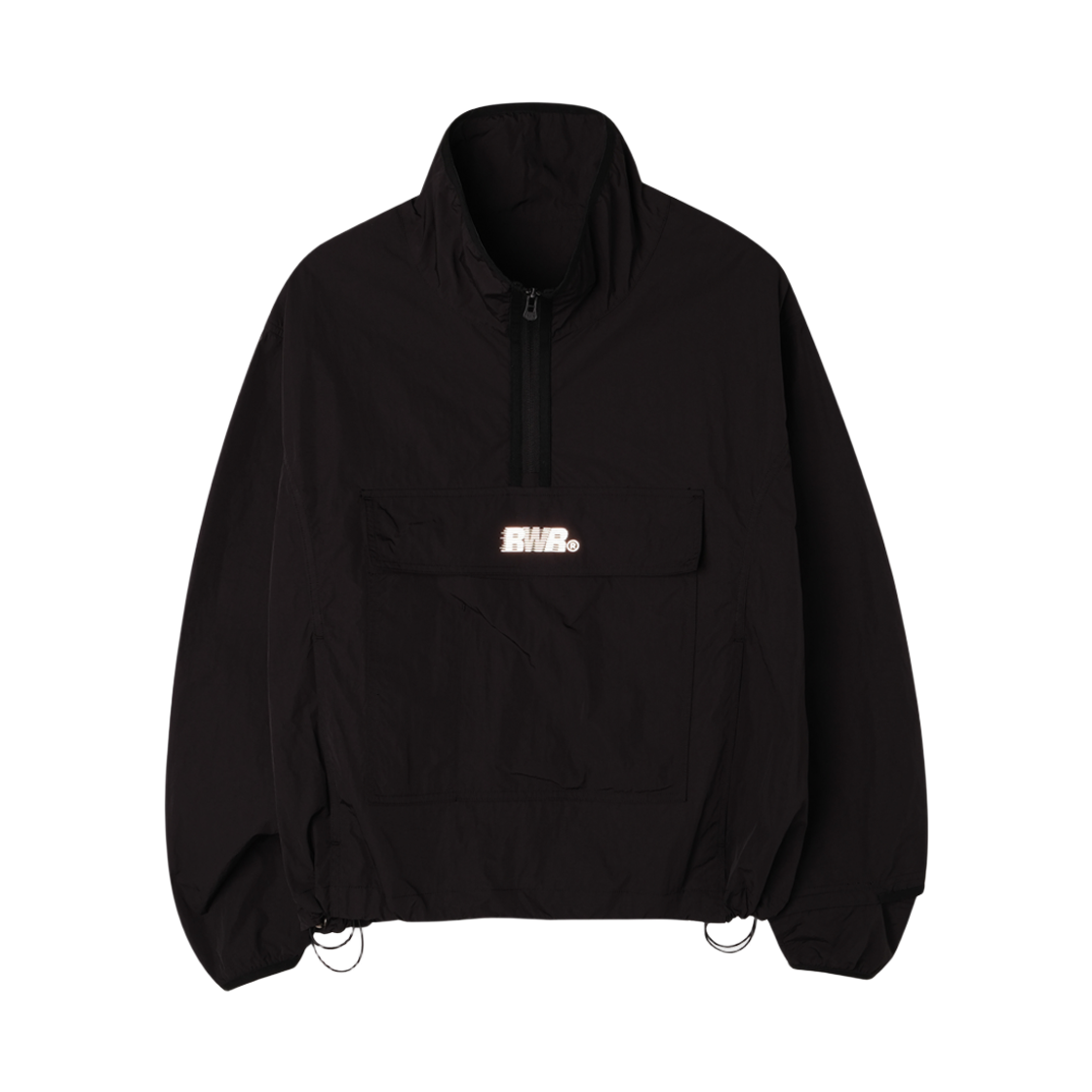 [KREAM 단독] 런위더 윈드브레이커 아노락 자켓 블랙([KREAM 단독] runwhither Windbreaker Anorak Jacket Black)