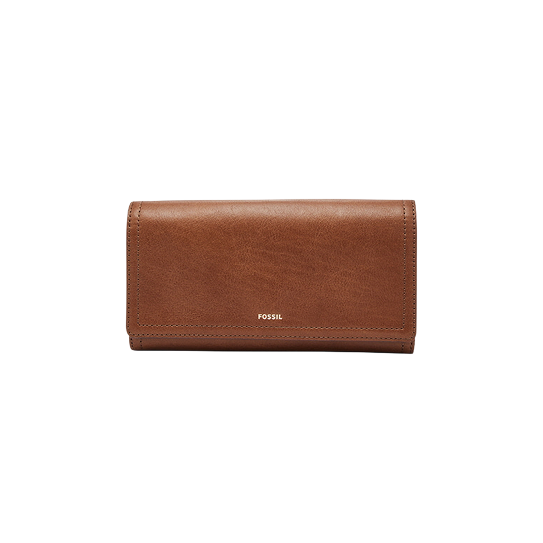 파슬 로건 RFID 플랩 클러치 브라운(Fossil Logan RFID Flap Clutch Brown)