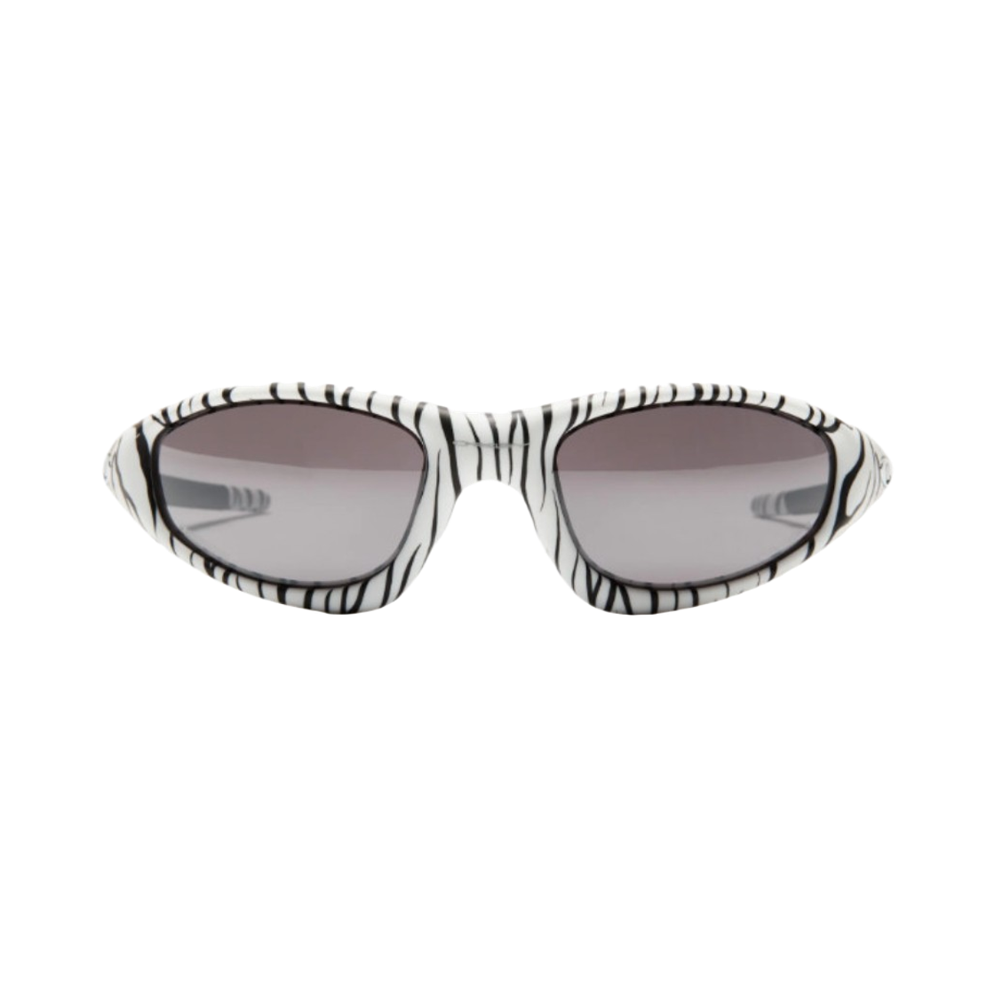 오클리 x 언디핏 MUZM 스트레이트 자켓 99 화이트 벵갈 프리즘 블랙 이리듐(Oakley x Undefeated MUZM Straight Jacket 99 White Bengal Prizm Black Iridium)