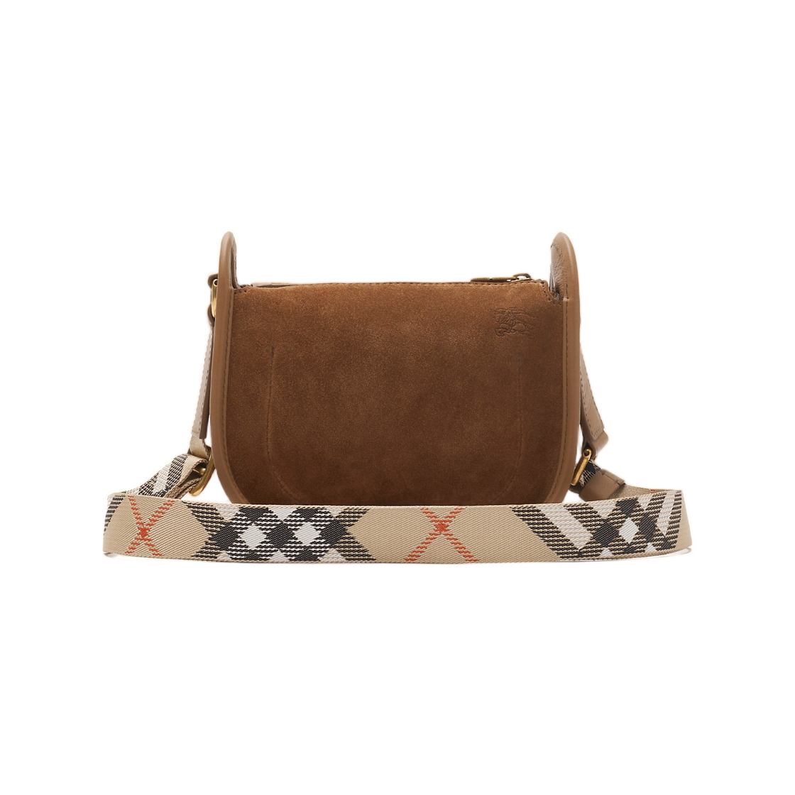 버버리 미니 B 클립 메신저백 헤이즐 브라운(Burberry Mini B Clip Messenger Bag Hazel Brown) - 3