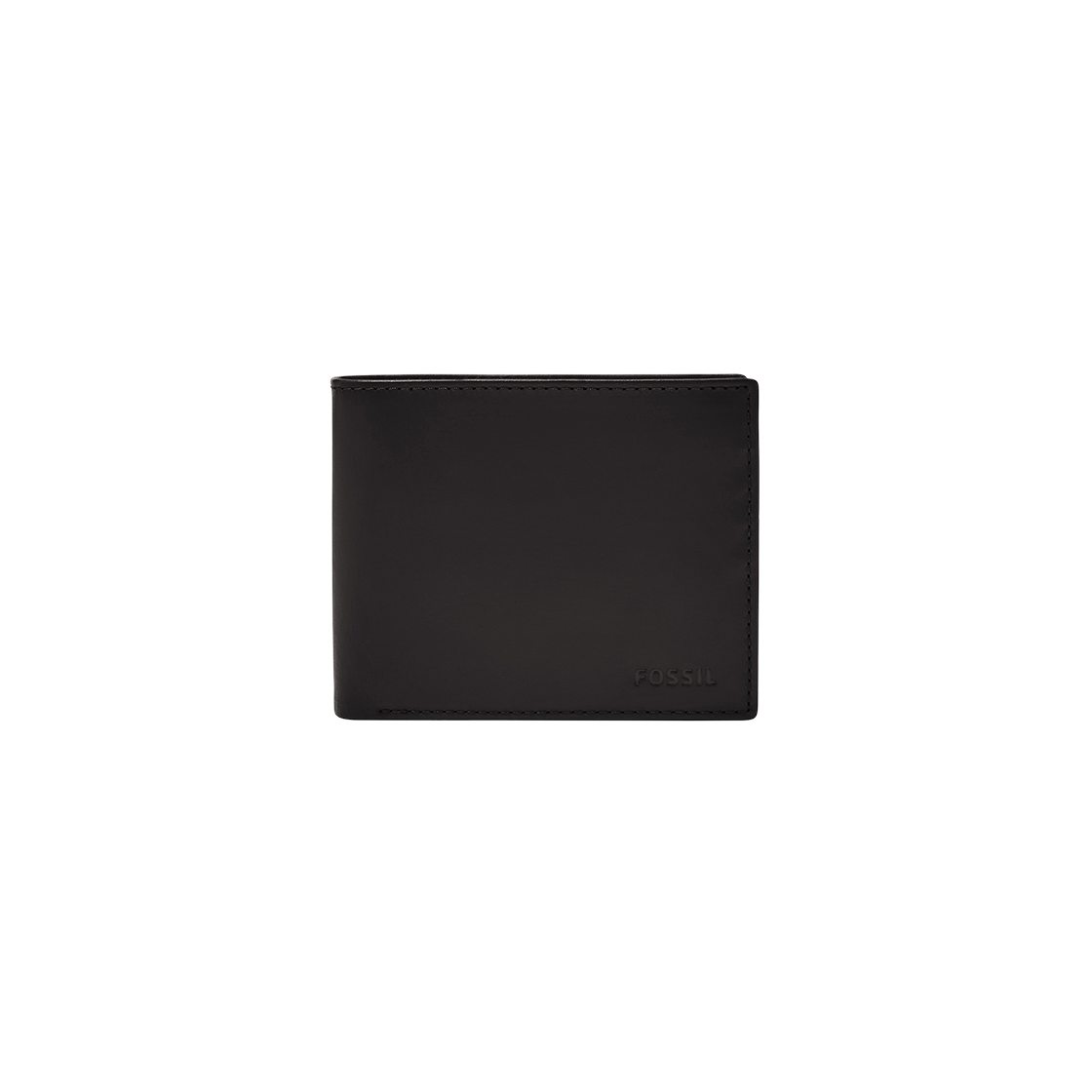 파슬 데릭 레더 RFID 라지 코인 포켓 바이폴드 지갑 블랙(Fossil Derrick Leather RFID Large Coin Pocket Bifold Wallet Black)