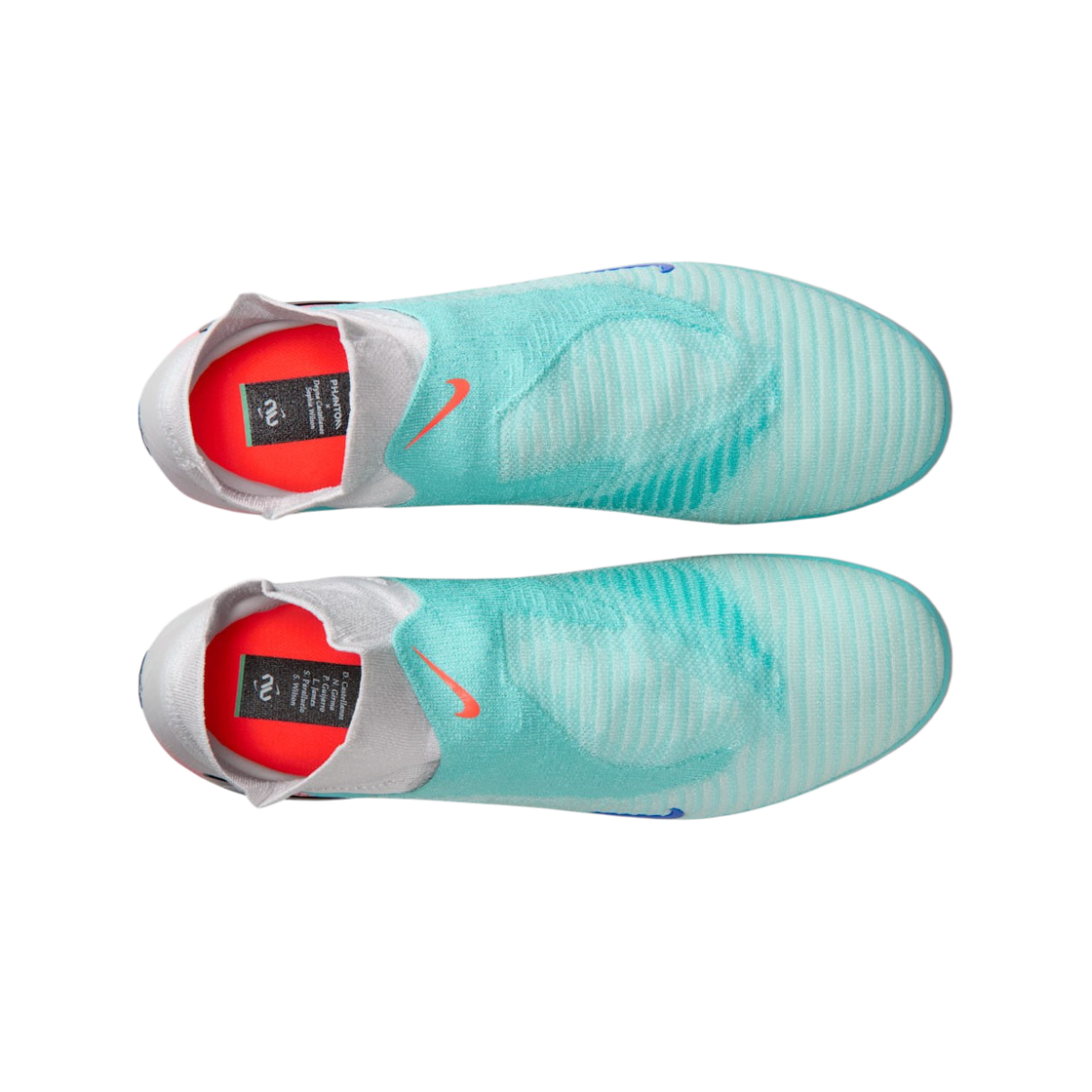 나이키 팬텀 6 하이 엘리트 NU2 FG 피스타치오 프로스트 하이퍼 오렌지(Nike Phantom 6 High Elite NU2 FG Pistachio Frost Hyper Orange) - 2