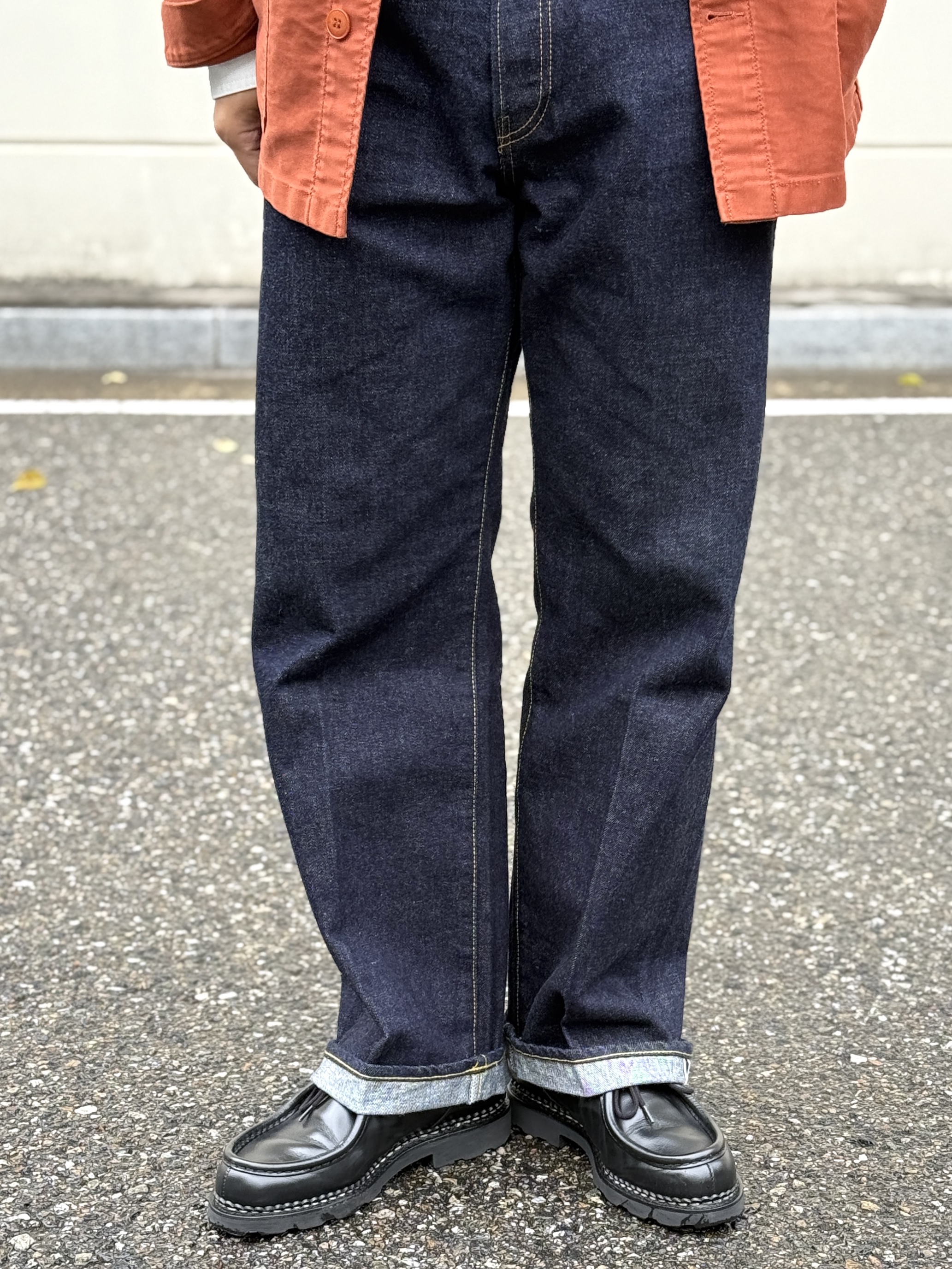 Paraboot Michael Bbr Lisse Black 착용 스타일 - 6