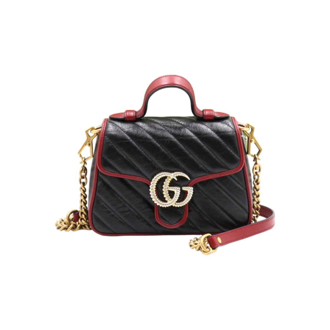 ITJU9ASSWHV7 Gucci GG Marmont Mini Top Handle Tote & Shoulder Bag