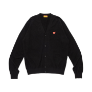 Human Made Heart Badge Knit Cardigan Black