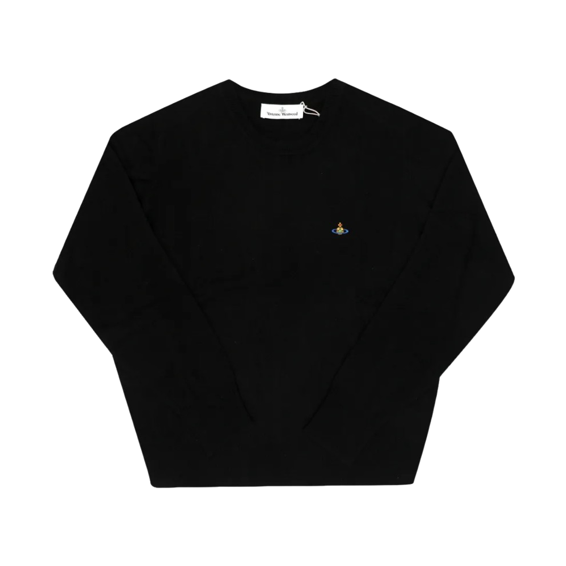 27010012-Y0037-N401 Vivienne Westwood Alex Orb Logo Sweater Black