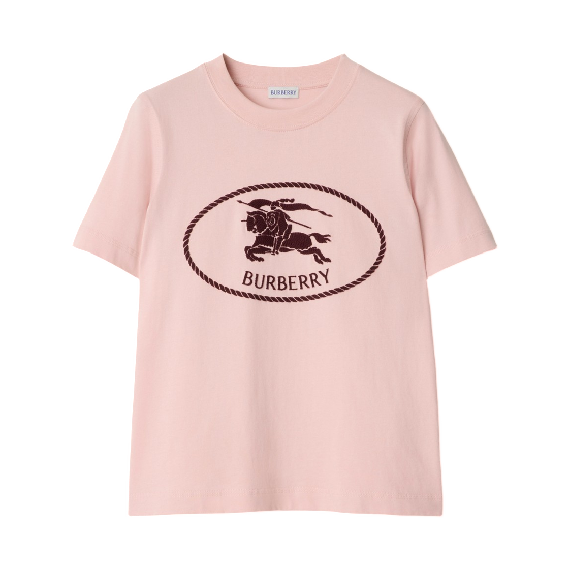 8110925 (W) Burberry Knight Stamp Cotton T-Shirt Bouquet