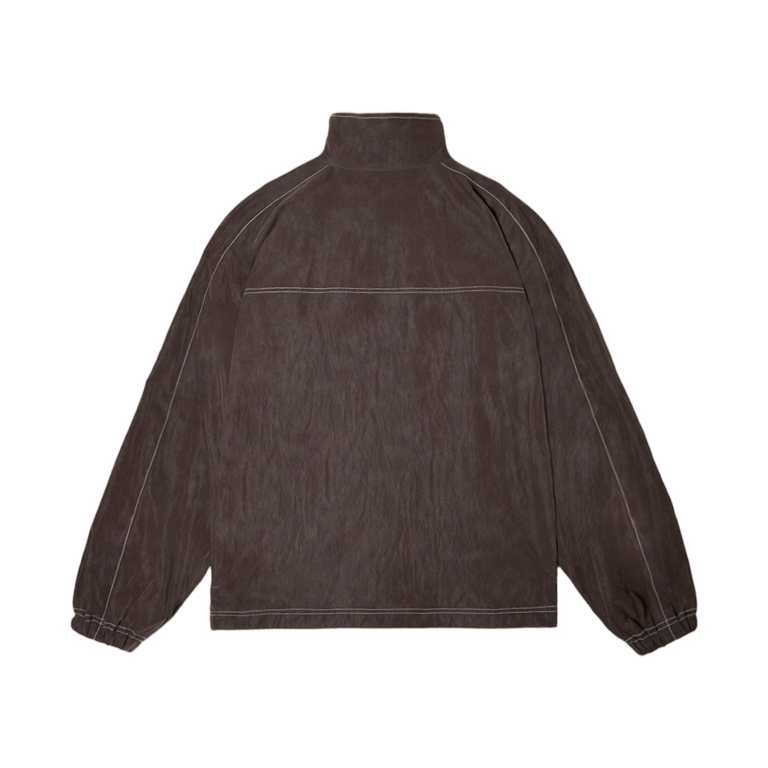 (W) 마뗑킴 스티치 포인트 하이 넥 점퍼 브라운((W) Matin Kim Stitch Point High Neck Jumper Brown) - 2