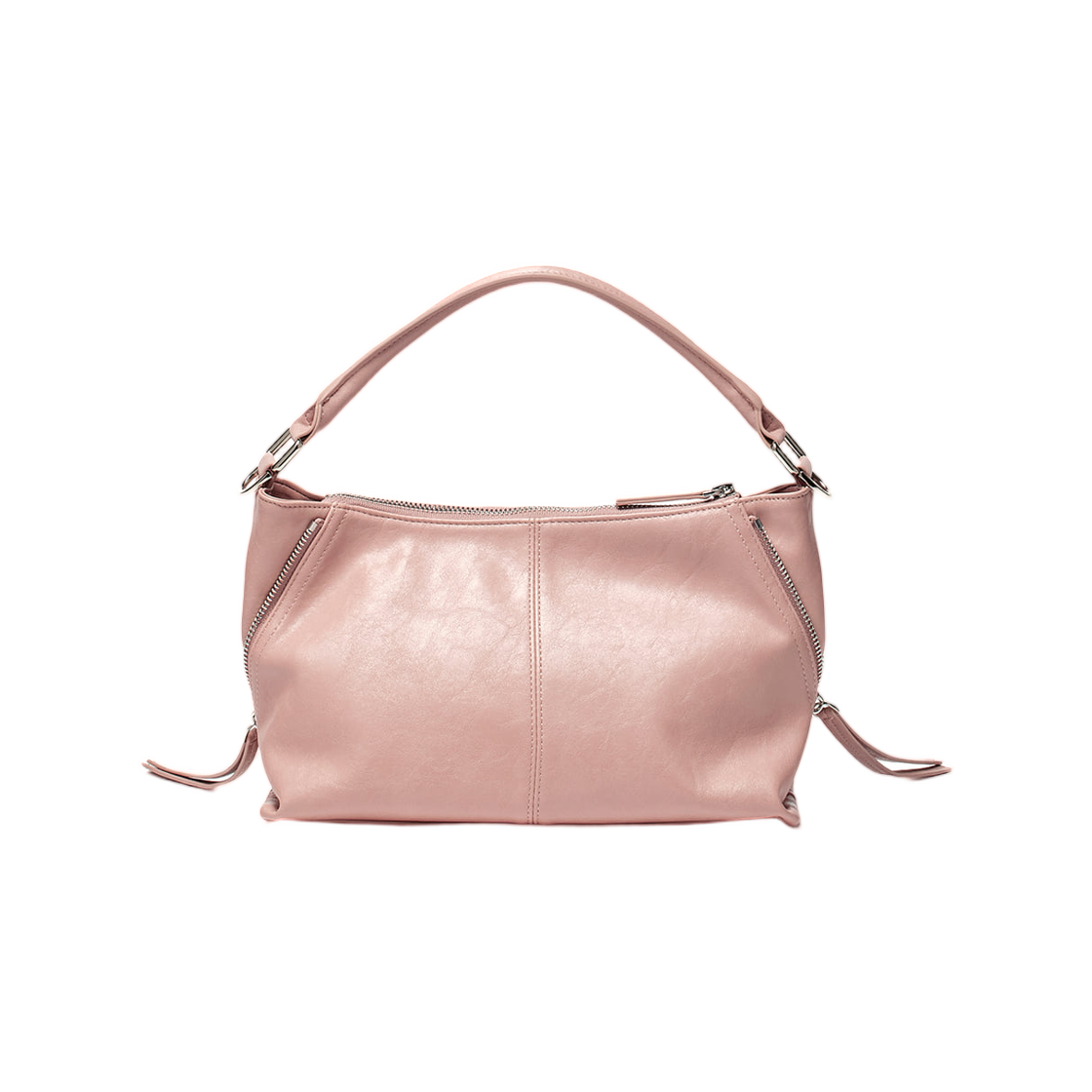 마뗑킴 사이드 지퍼 투 웨이 백 핑크(Matin Kim Side Zipper Two Way Bag Pink) - 2