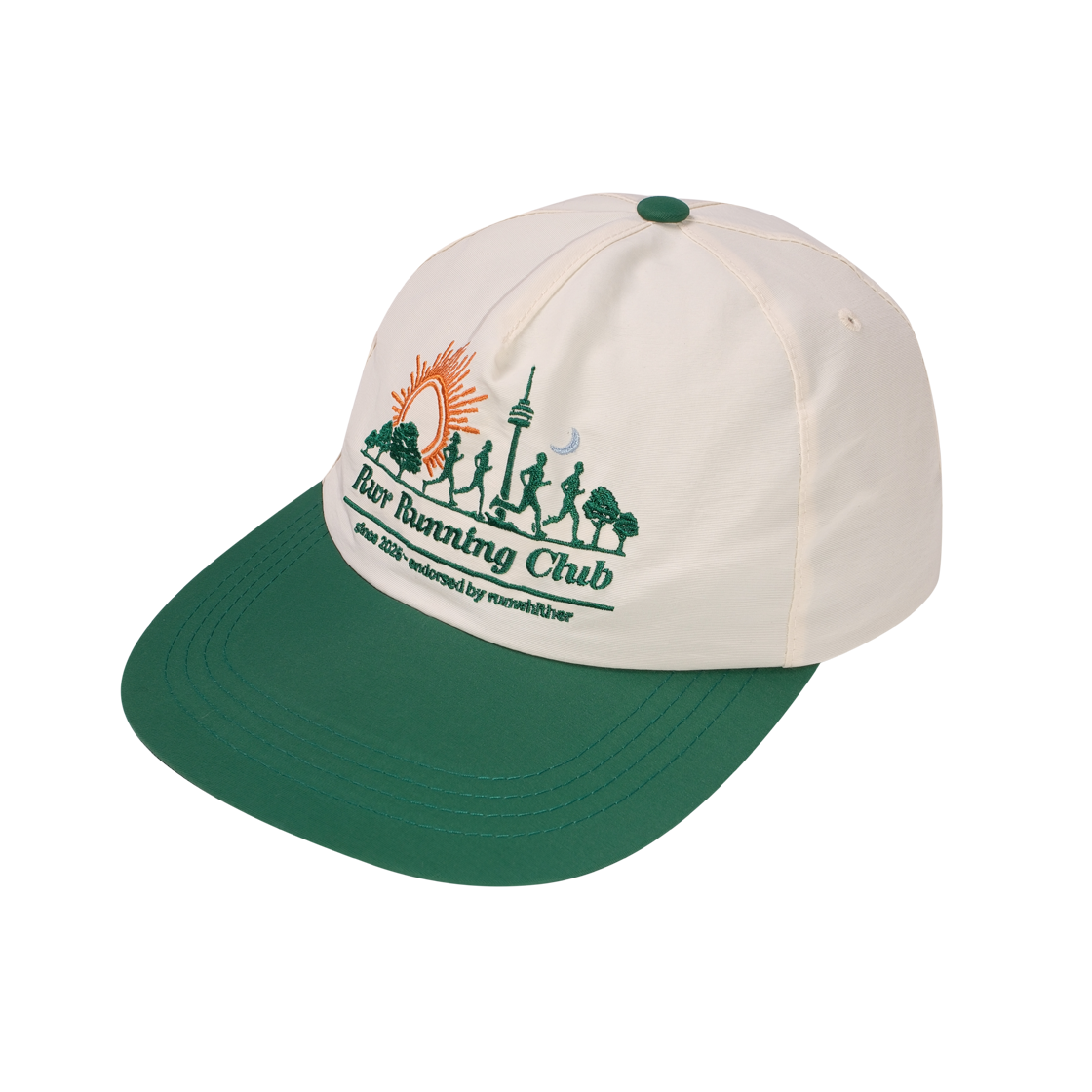 런위더 러닝 클럽 캡 그린(runwhither Running Club Cap Green)