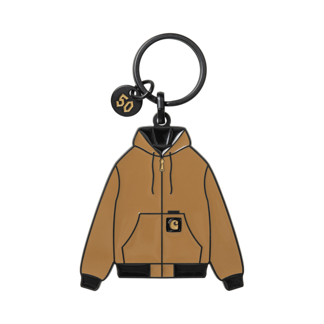 I037371-HZ-XX Carhartt WIP 50th Anniversary OG Active Jacket Keychain Hamilton Brown
