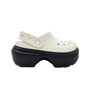 Crocs Stomp Clog Linen White Black