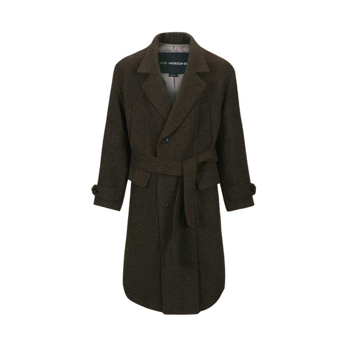 ADSB 앤더슨벨 마티아 샤기 울 로브 코트 브라운