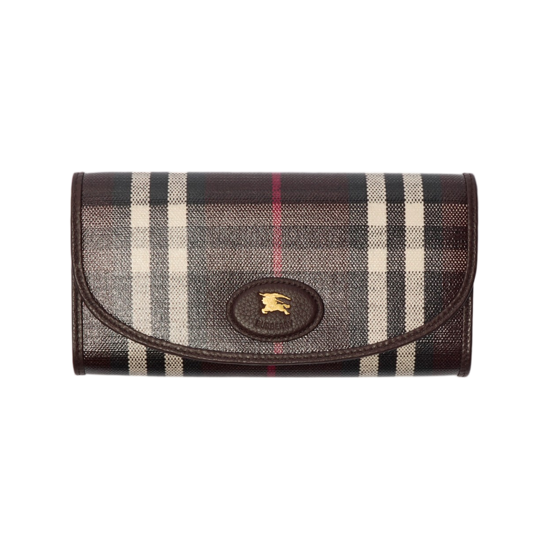 버버리 하이랜드 컨티넨탈 월렛 마호가니 레드(Burberry Highlands Continental Wallet Mahogany Red) - 1