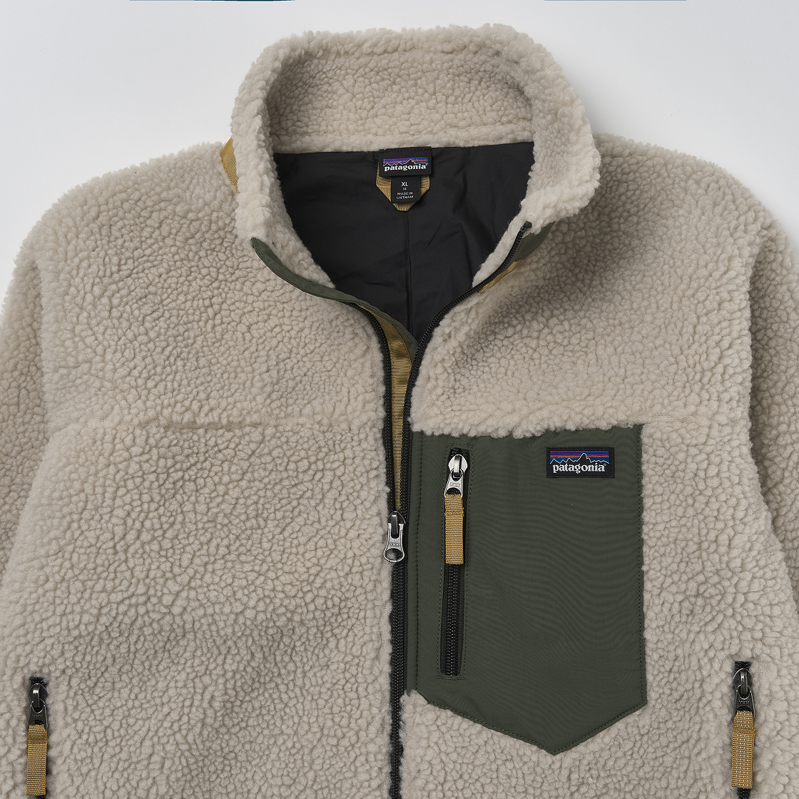 (키즈) 파타고니아 레트로X 자켓 내츄럴 잉크 블랙((Kids) Patagonia Retro-X Jacket Natural Ink Black) - 3