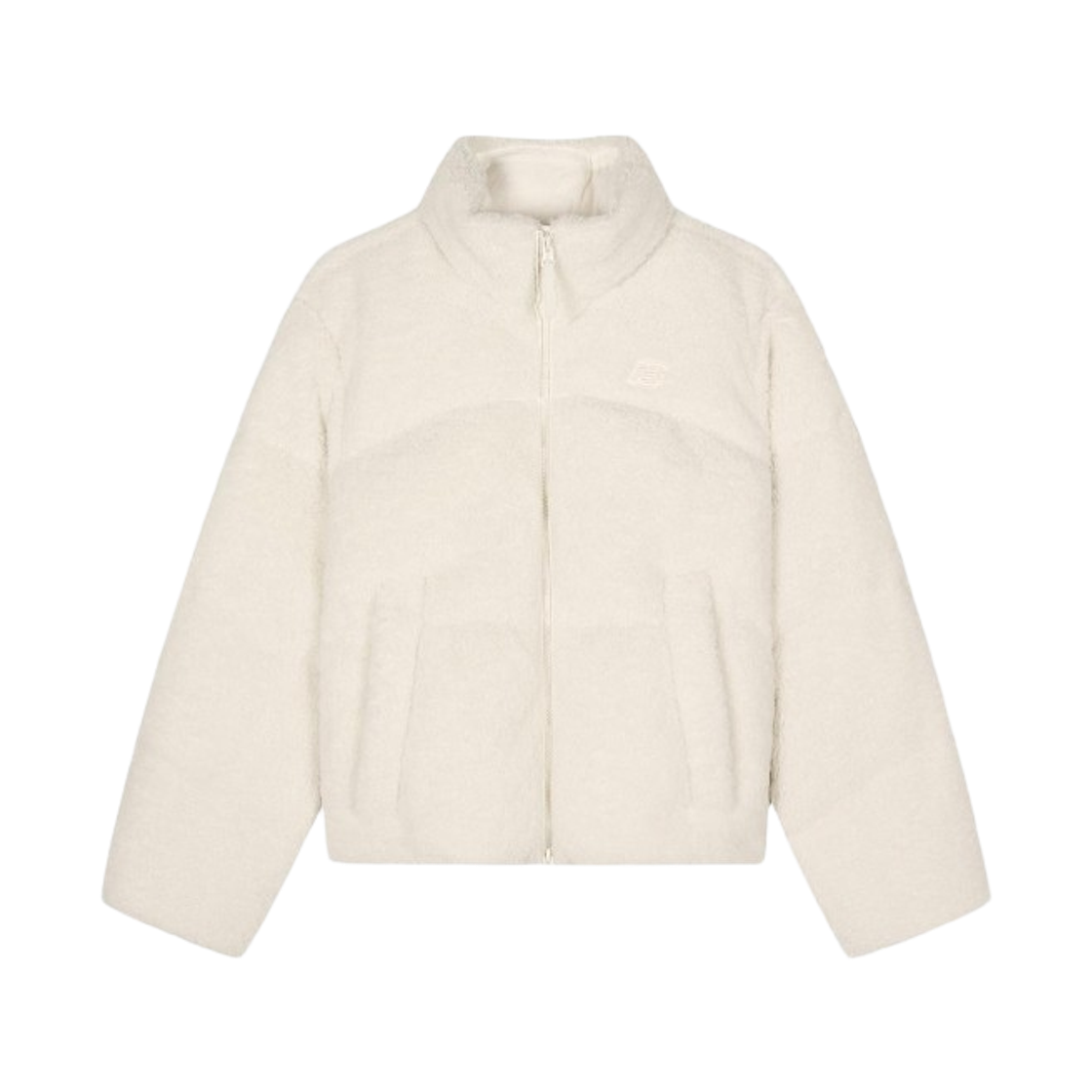 NBNPF4W042-39 (W) New Balance Active Short Down Jacket Ivory