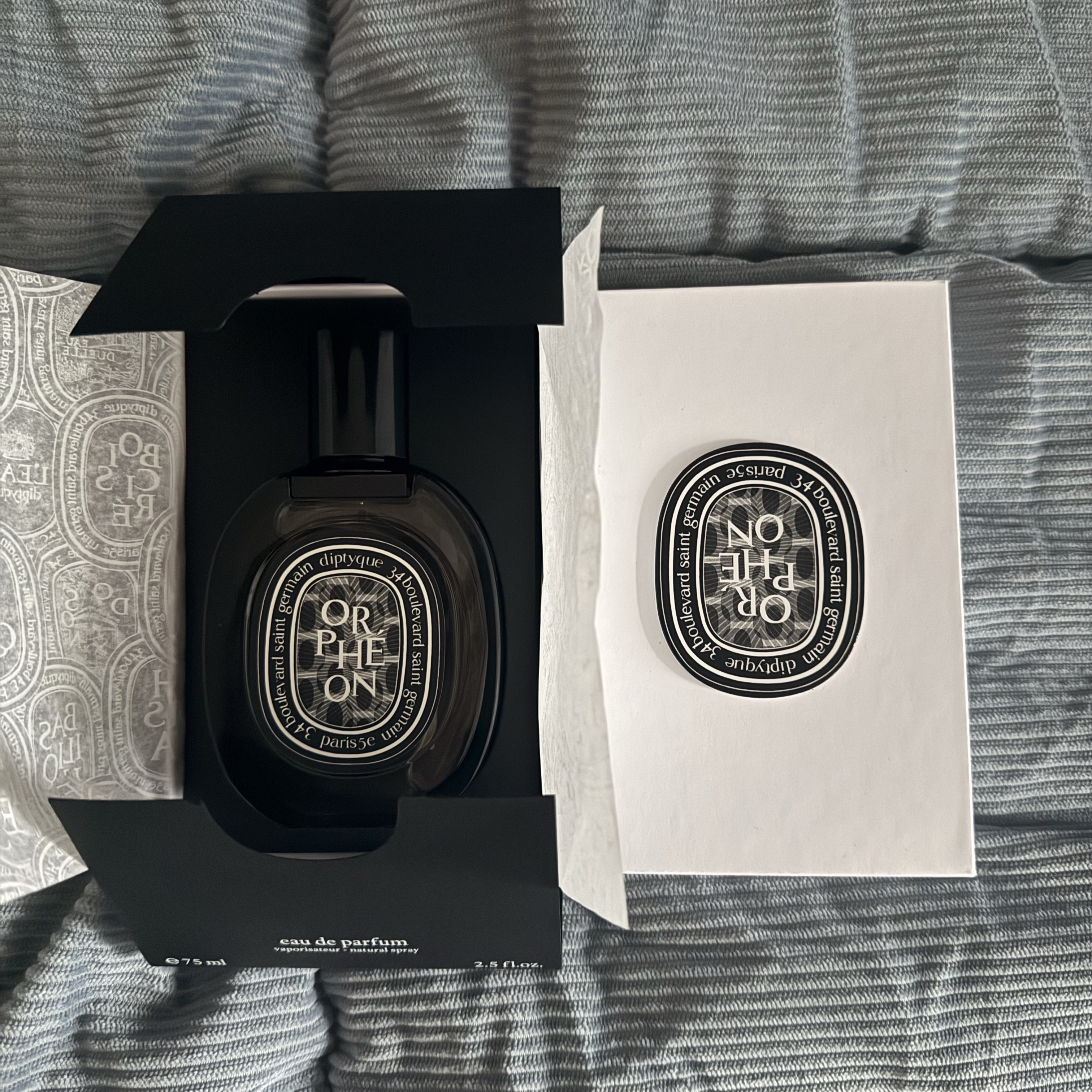 Diptyque Orpheon Eau De Parfum 75ml 착용 스타일