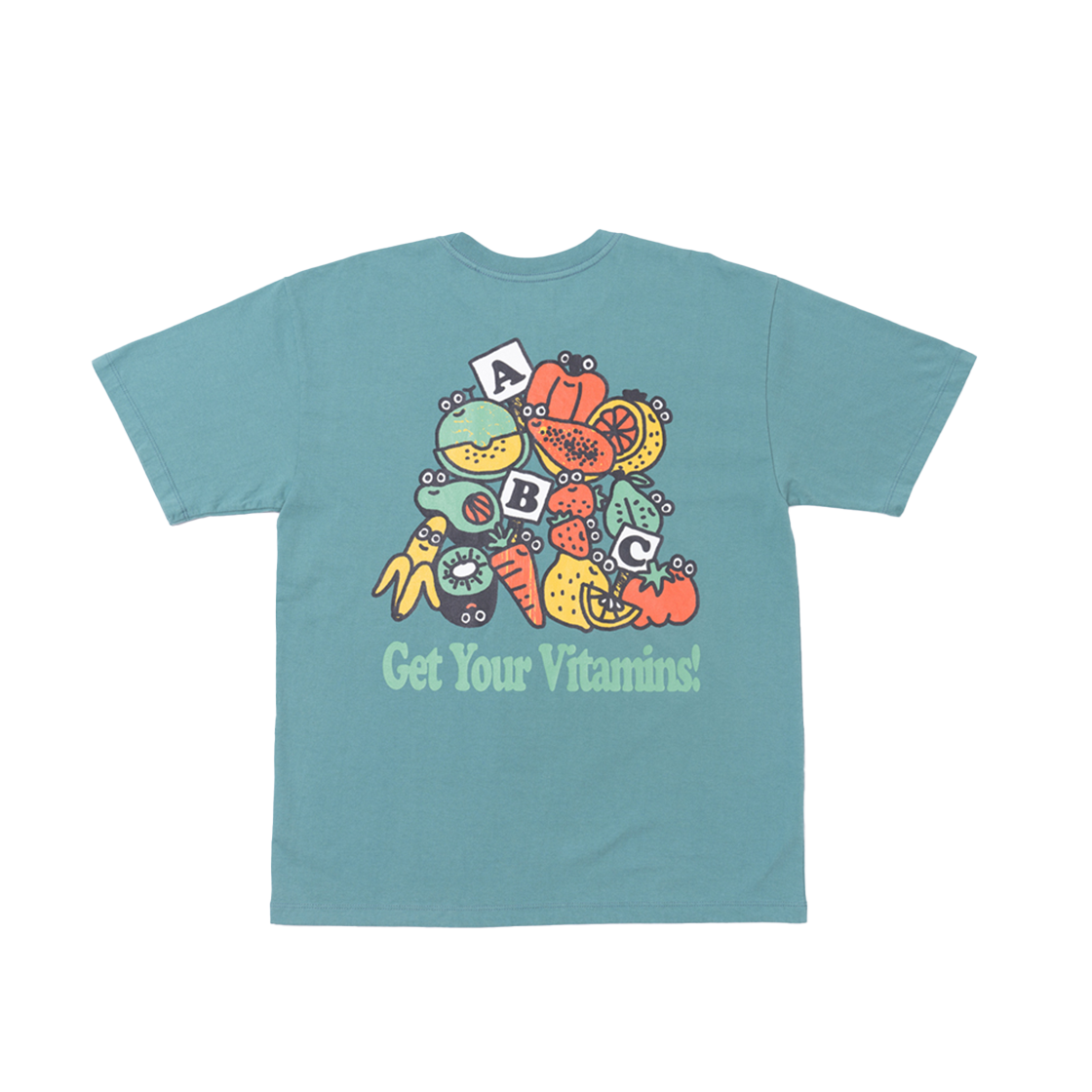 2510301 BIGWAVE COLLECTIVE Vitamins X Cruddy Tee Watermelon
