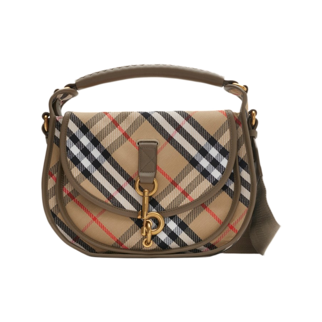 버버리 스몰 B 클립 메신저백 샌드(Burberry Small B Clip Messenger Bag Sand) - 1