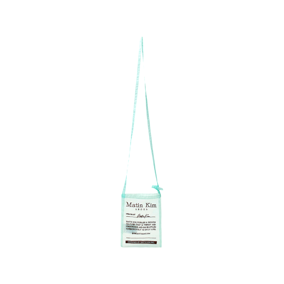 마뗑킴 오간자 미니 크로스백 민트(Matin Kim Organza Mini Cross Bag Mint) - 1