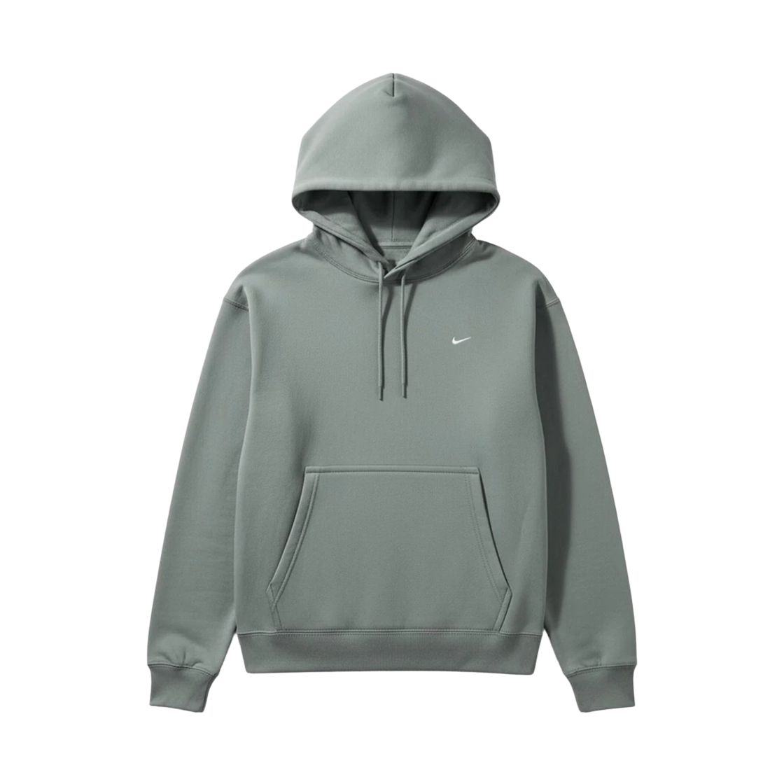 HV1083-364 Nike Solo Swoosh Pullover Hoodie Clay Green White - Asia