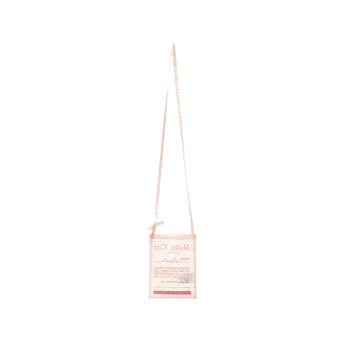 마뗑킴 오간자 미니 크로스백 라이트 핑크(Matin Kim Organza Mini Cross Bag Light Pink) - 2