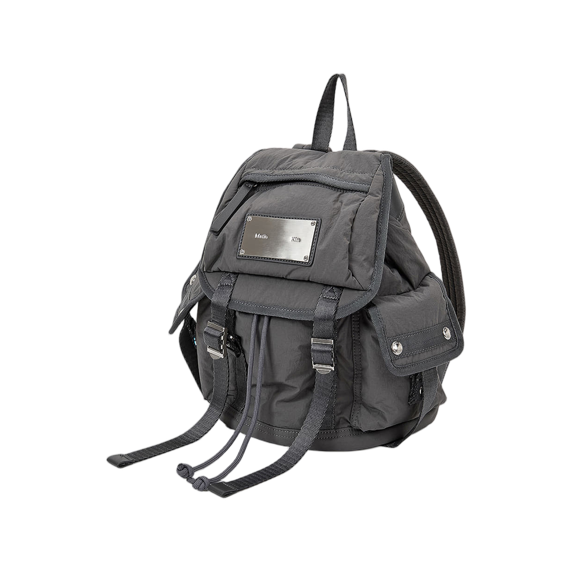 마뗑킴 포켓 유틸리티 스몰 백 팩 차콜(Matin Kim Pocket Utility Small Back Pack Charcoal) - 2
