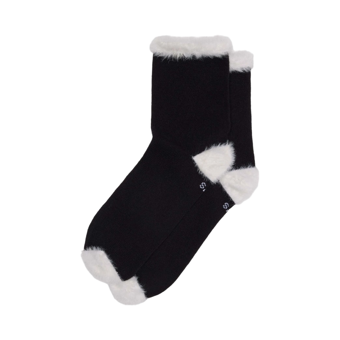 41244002 Dr. Martens Fur Socks Black