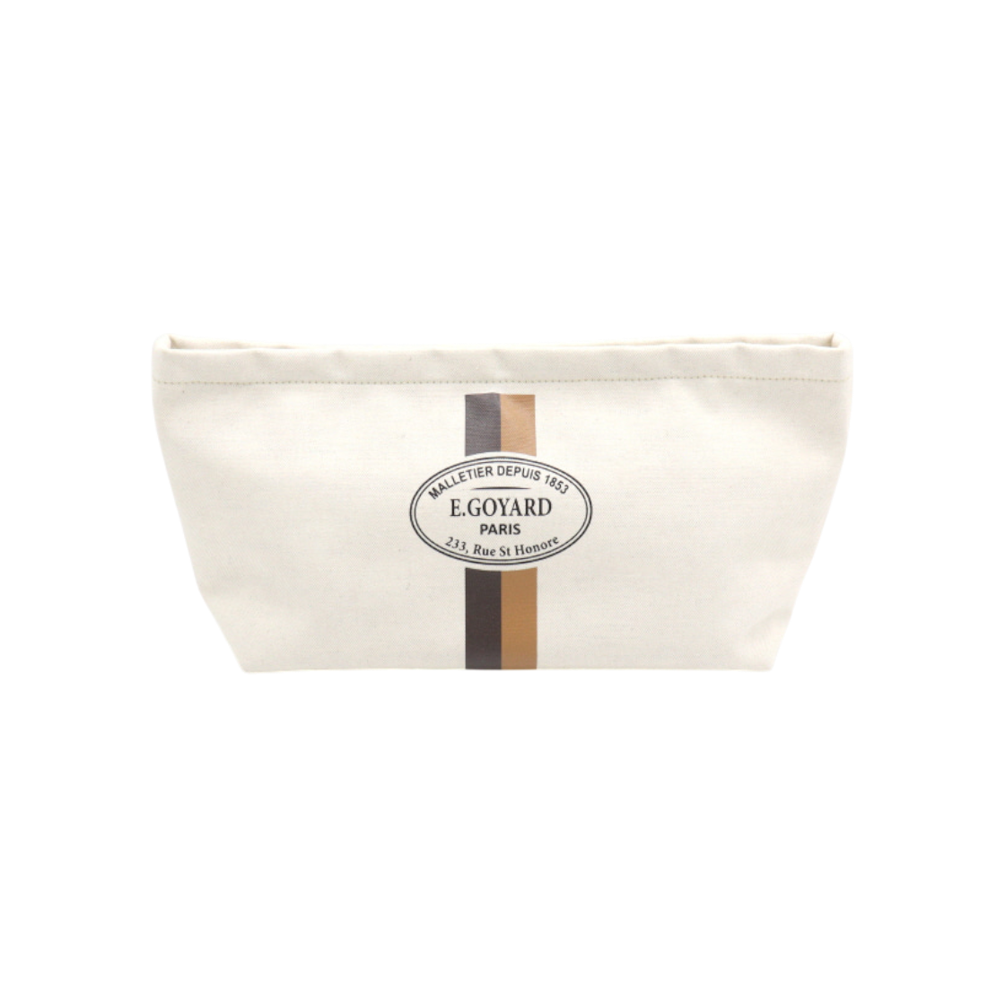 고야드 캔버스 토일레트리 네세세르 PM 내츄럴 파우치 클러치백 aa46501(Goyard Canvas Toiletry Pouch PM Natural Clutch Bag)