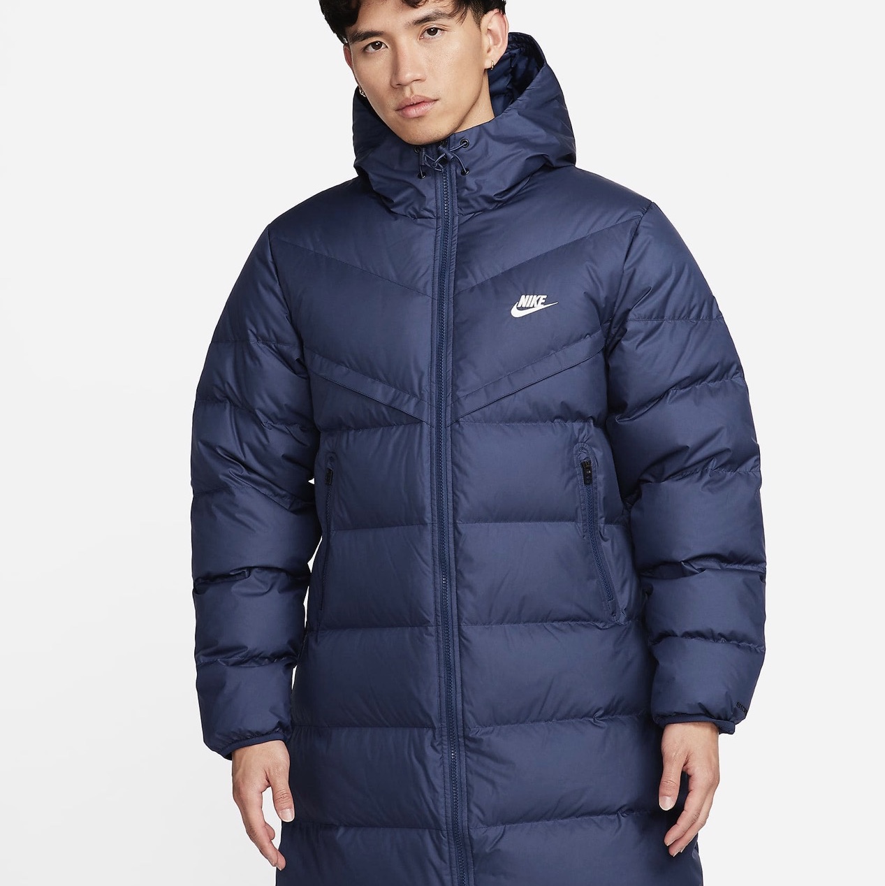 Nike Storm-Fit Windrunner PrimaLoft Hooded Parka Midnight Navy - Asia 착용 스타일 - 1